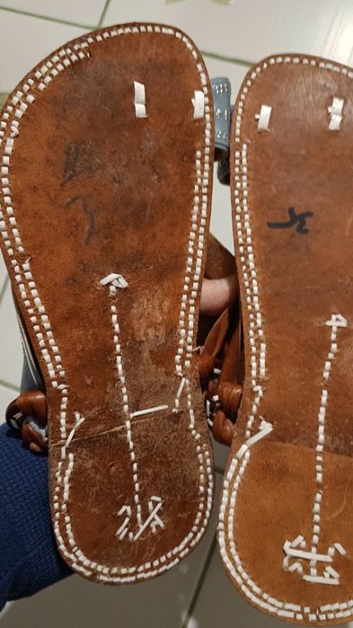 Arabian Sole  Handmade  NOWE  Sandały / klapki, 100% Skóra, Roz. 42/43