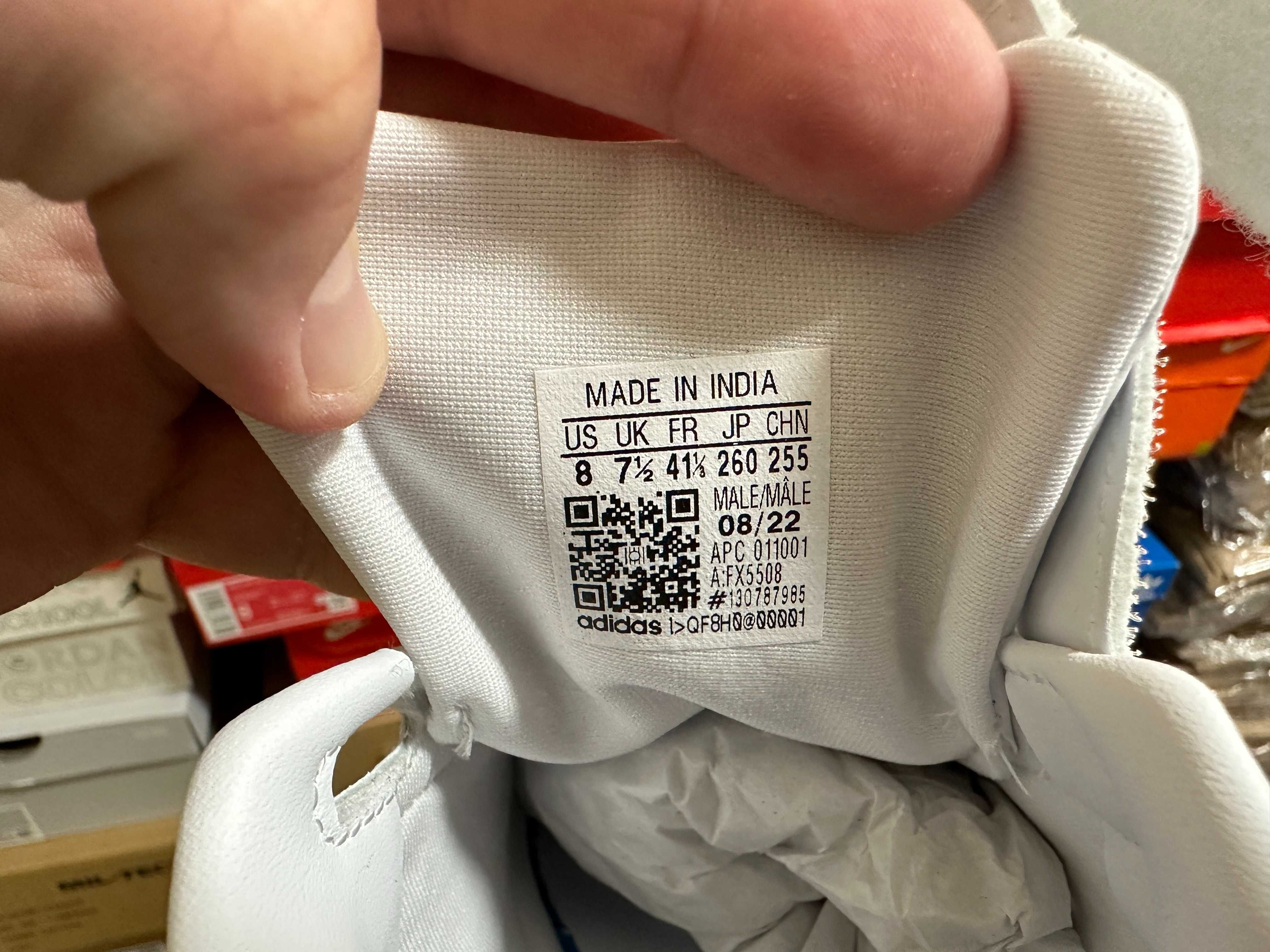 Кросівки на ліпучках adidas Stan Smith CF кроссовки FX5508