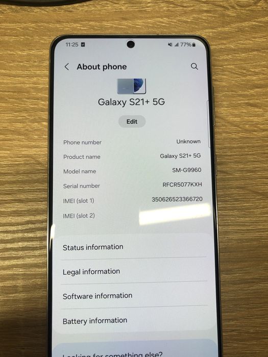 Samsung Galaxy S21+ 5G 8/128GB (SM-G9960) — Phantom Silver