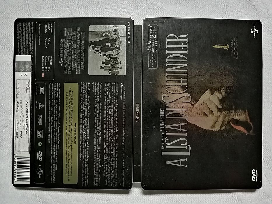 DVD Lista de Schindler (Steelbook)