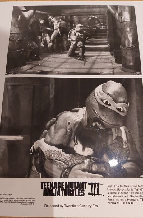 Tartarugas Ninja III Fotos e cd