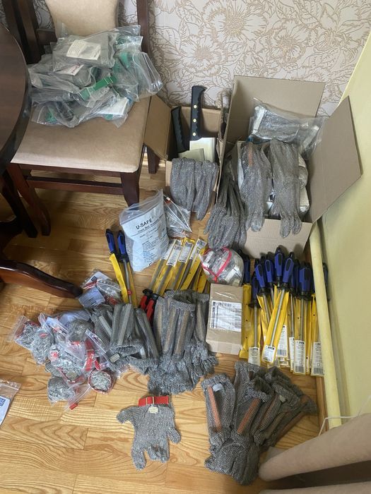 Інструмент мясника обвальщика розроблювача кольчуга точилка мусат