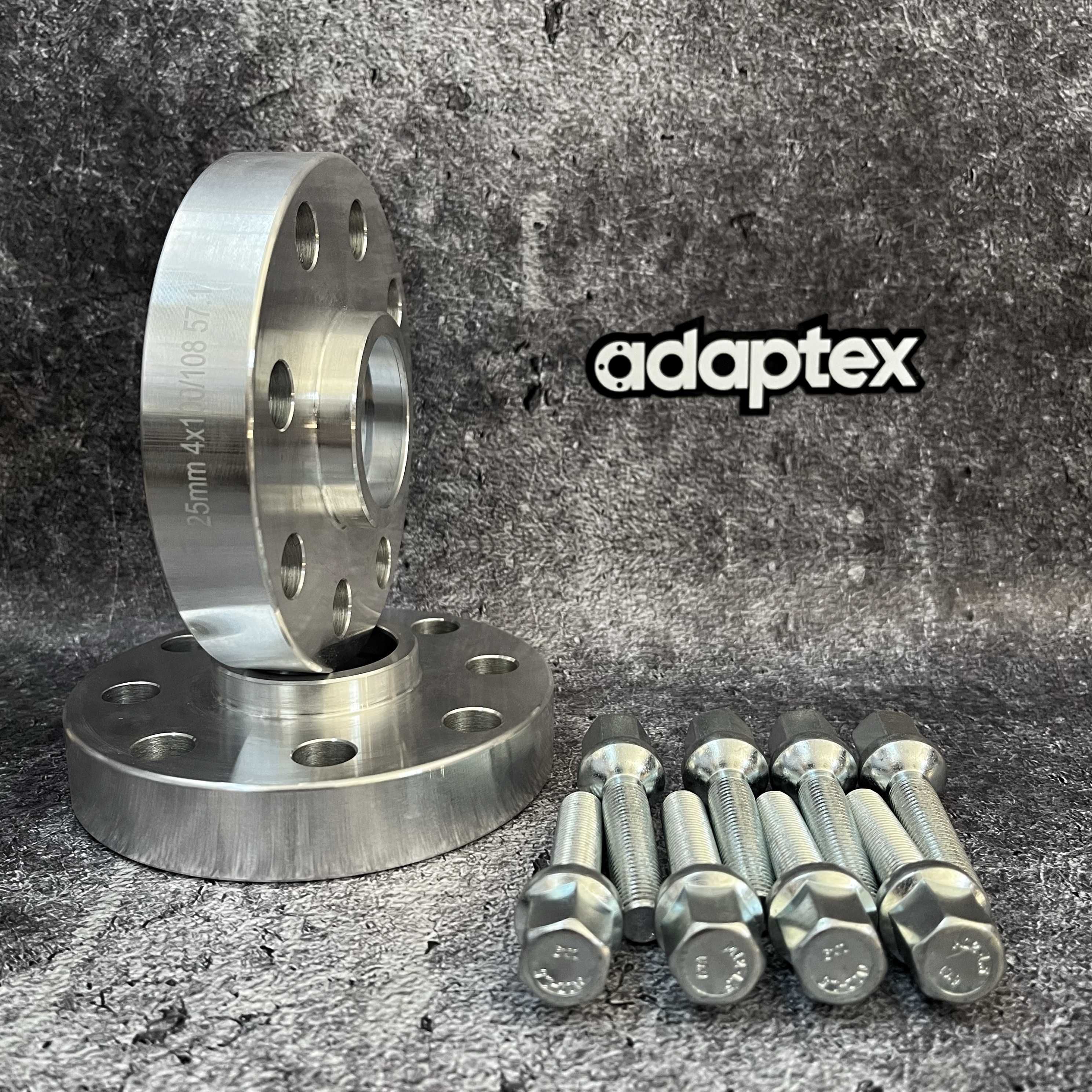 Проставки на колеса Audi, Seat, Skoda, VW 25мм PCD 4x100/108 DIA 57.1