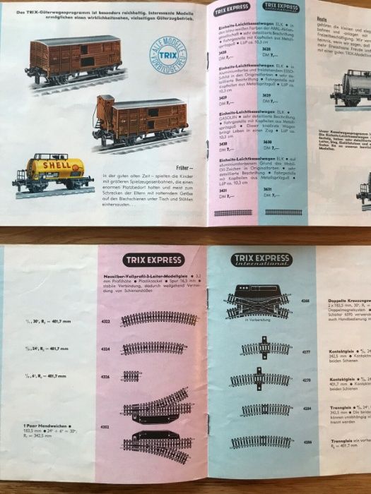 2 Catálogos Ferromodelismo / Comboios (1965)