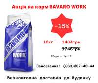 - 15% на корм для собак BAVARO WORK 18кг та JosiDog Economy 15кг