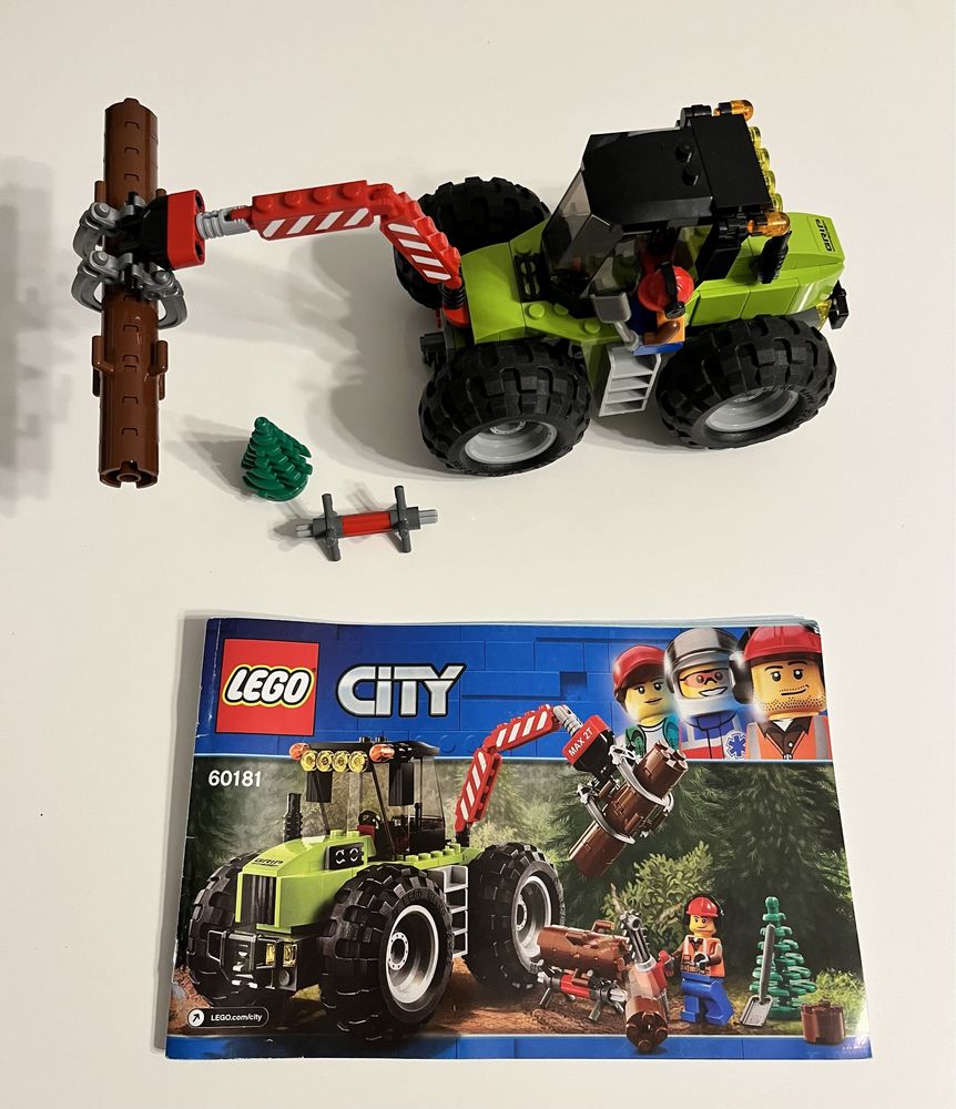 Lego City 60181 traktor leśny