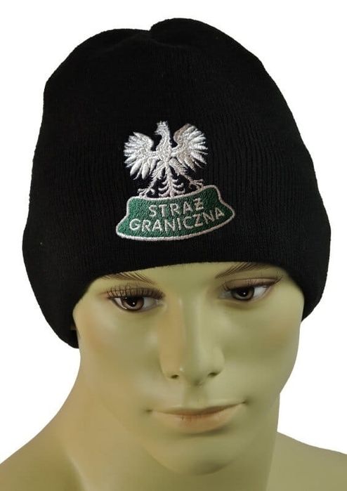 Czapka zimowa z Polarem STRAŻ GRANICZNA
