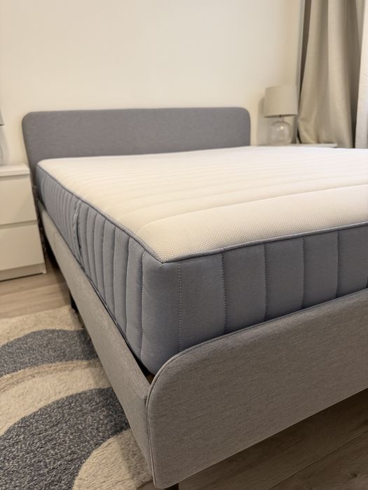 Łóżko i materac 160 cm IKEA