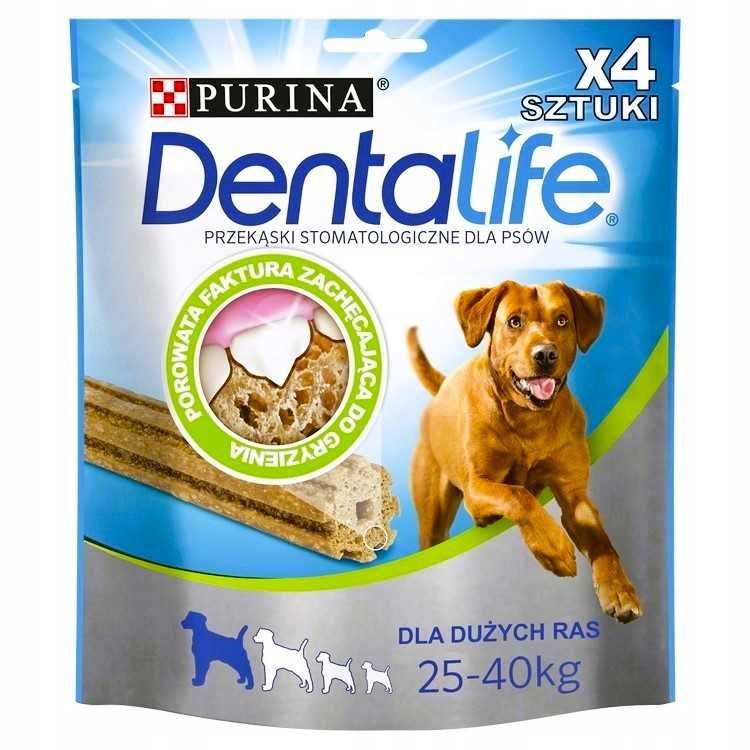 Przekąski Stomatologiczne Dentalife Large dla psów Duże Rasy 4x 142g