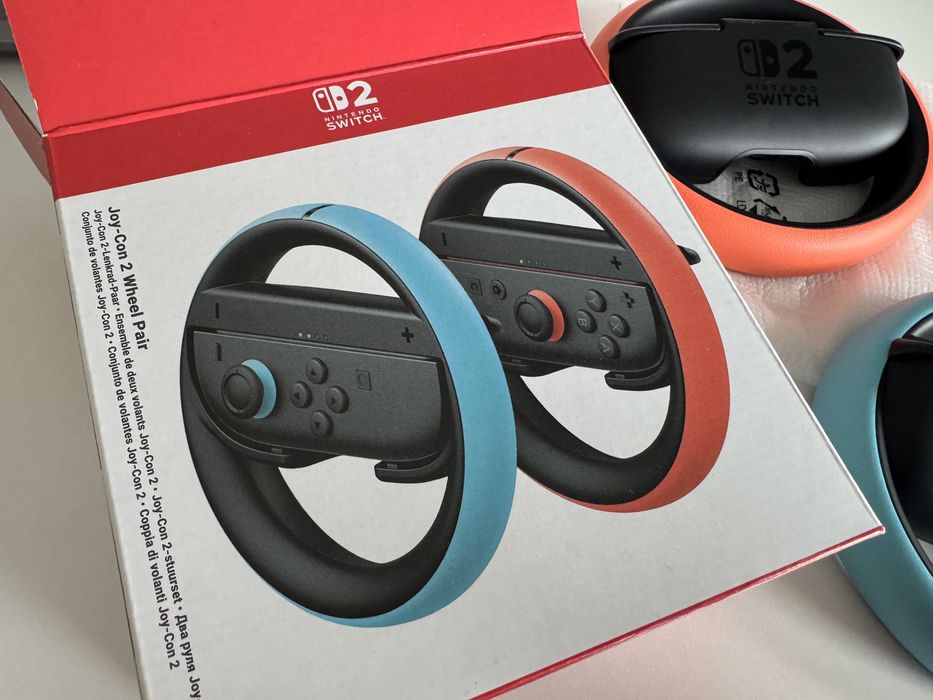 Nintendo Switch 2 Joy-Con 2 Wheel Pair * Pady Mini Kierownica magnes