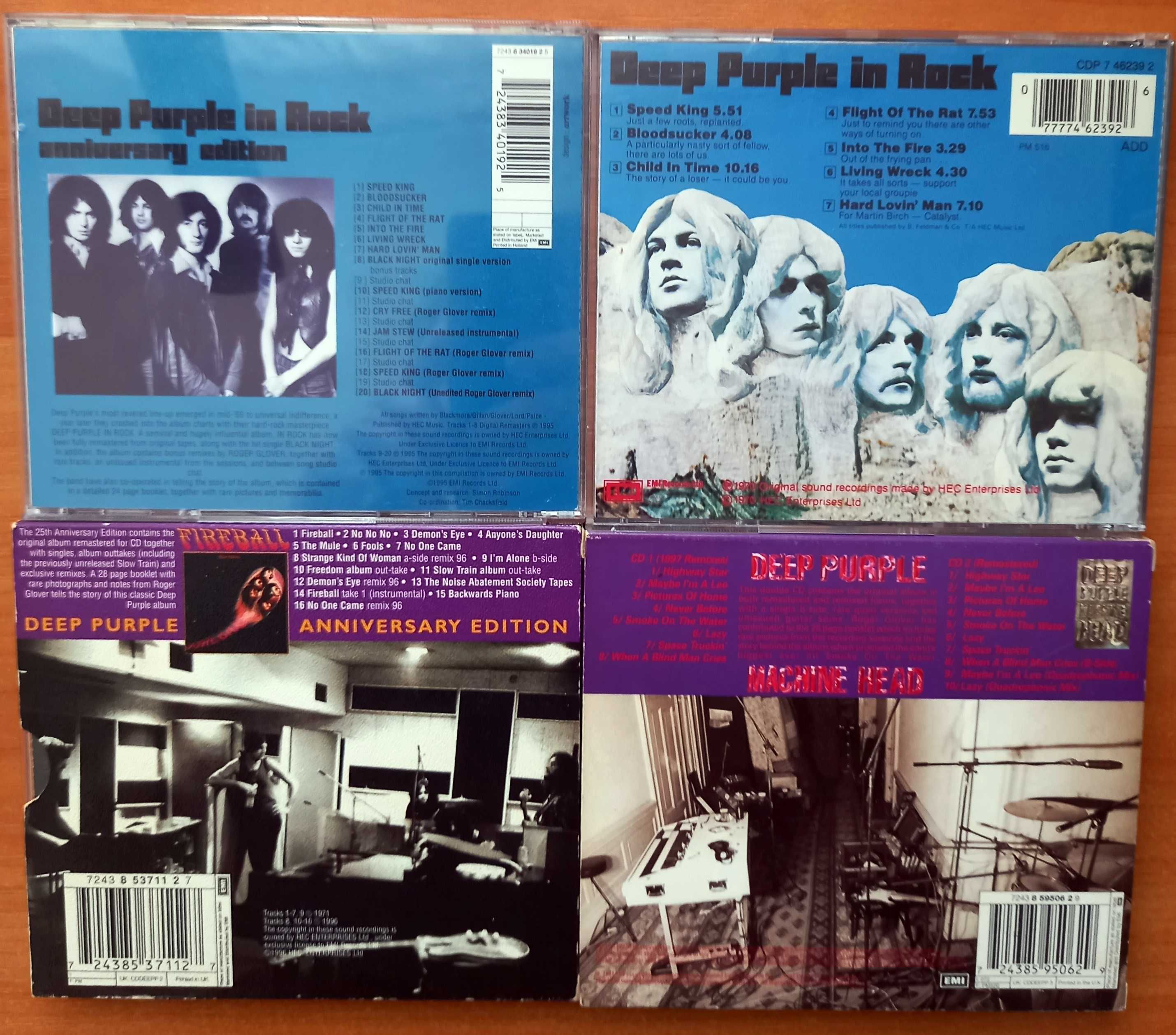 Deep Purple - лот CD (в роздріб)