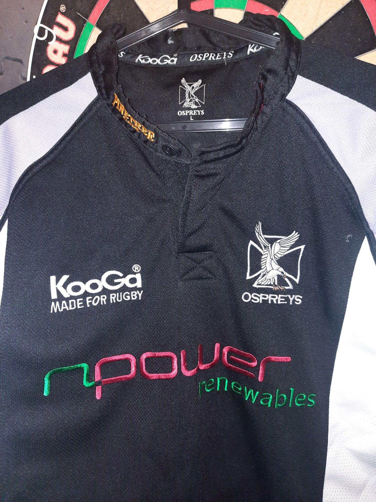 koszulka piłkarska rugby  Ospreys  Kooga, rozm L