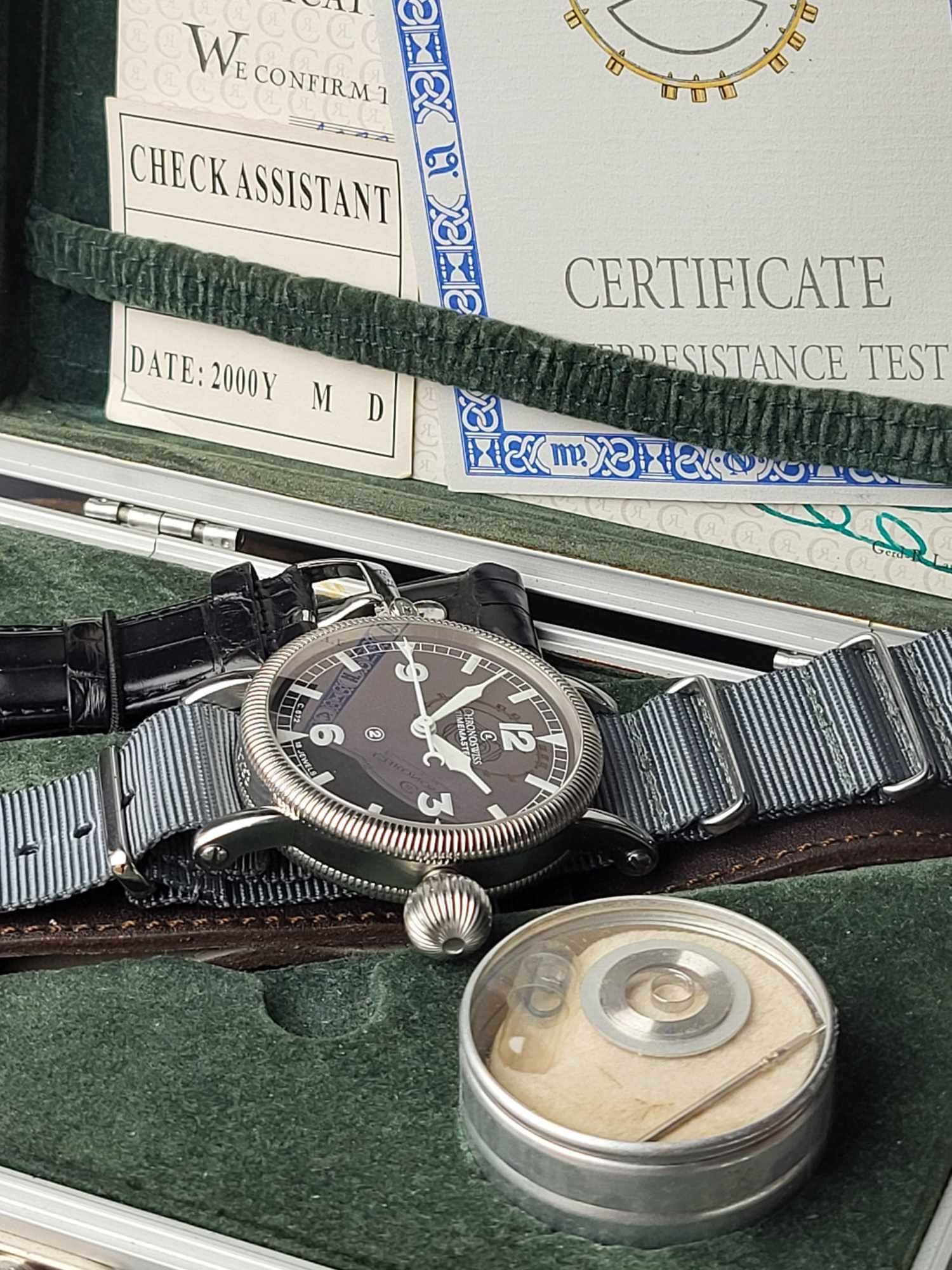 Chronoswiss Timemaster CH 6233 mechanizm manualny Unitas
