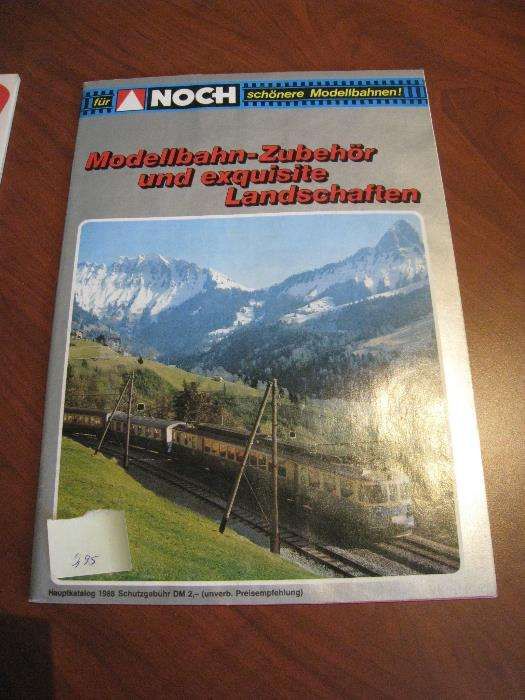 Catálogo de comboios e modelismo antigo