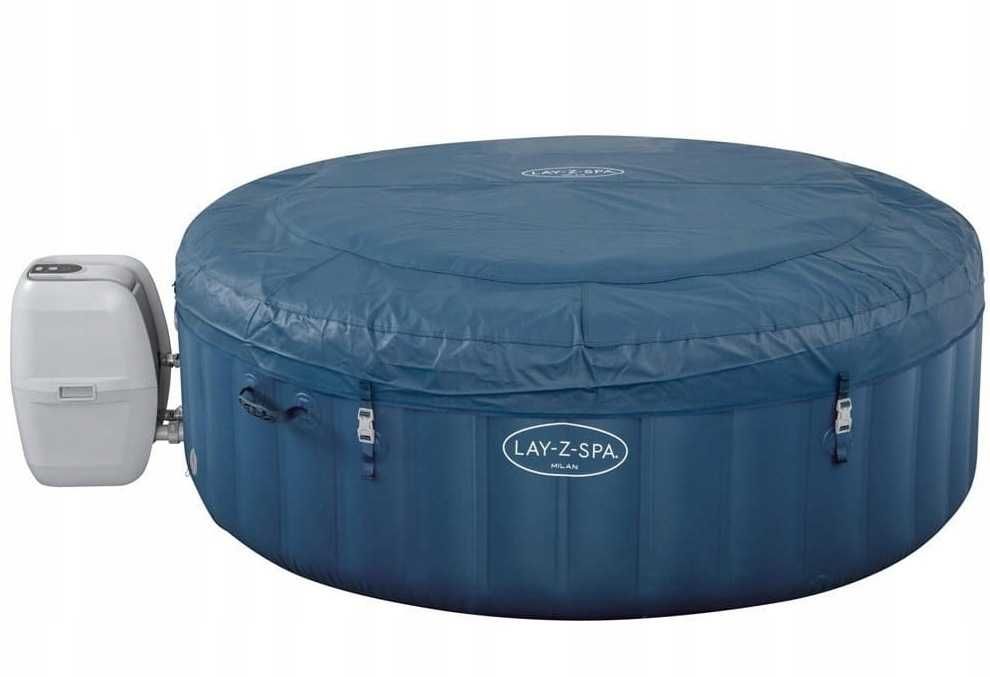 Lay-Z-Spa Milan AirJet Plus – jacuzzi z podgrzewaczem i bąbelkami