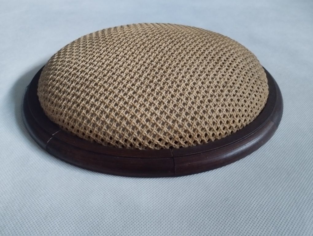 Lampa sufitowa,  plafon ze sznurka, lata 60.