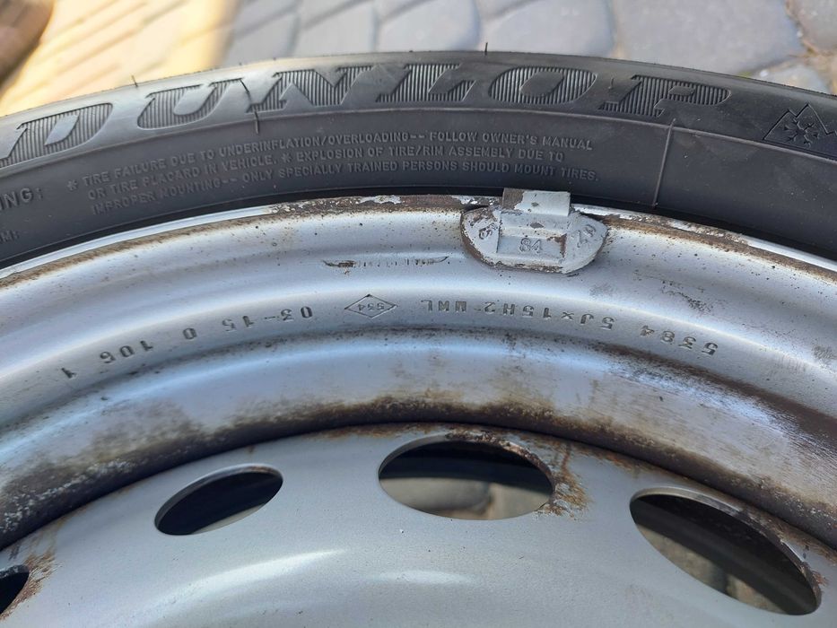 Felgi Z Oponami 15 RENAULT TWINGO III SMART 4X100 Zima