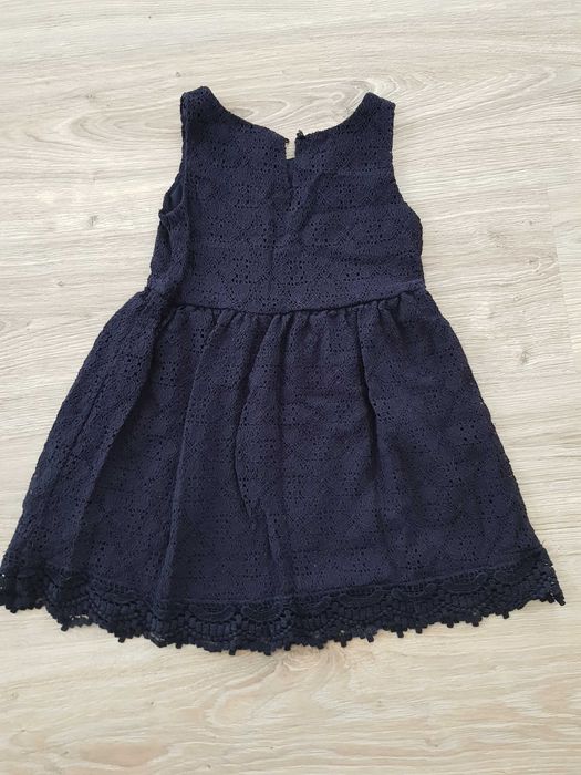 Sukienka H&M Nowa żakardowa z koronką 110 116 dla dziewczynki