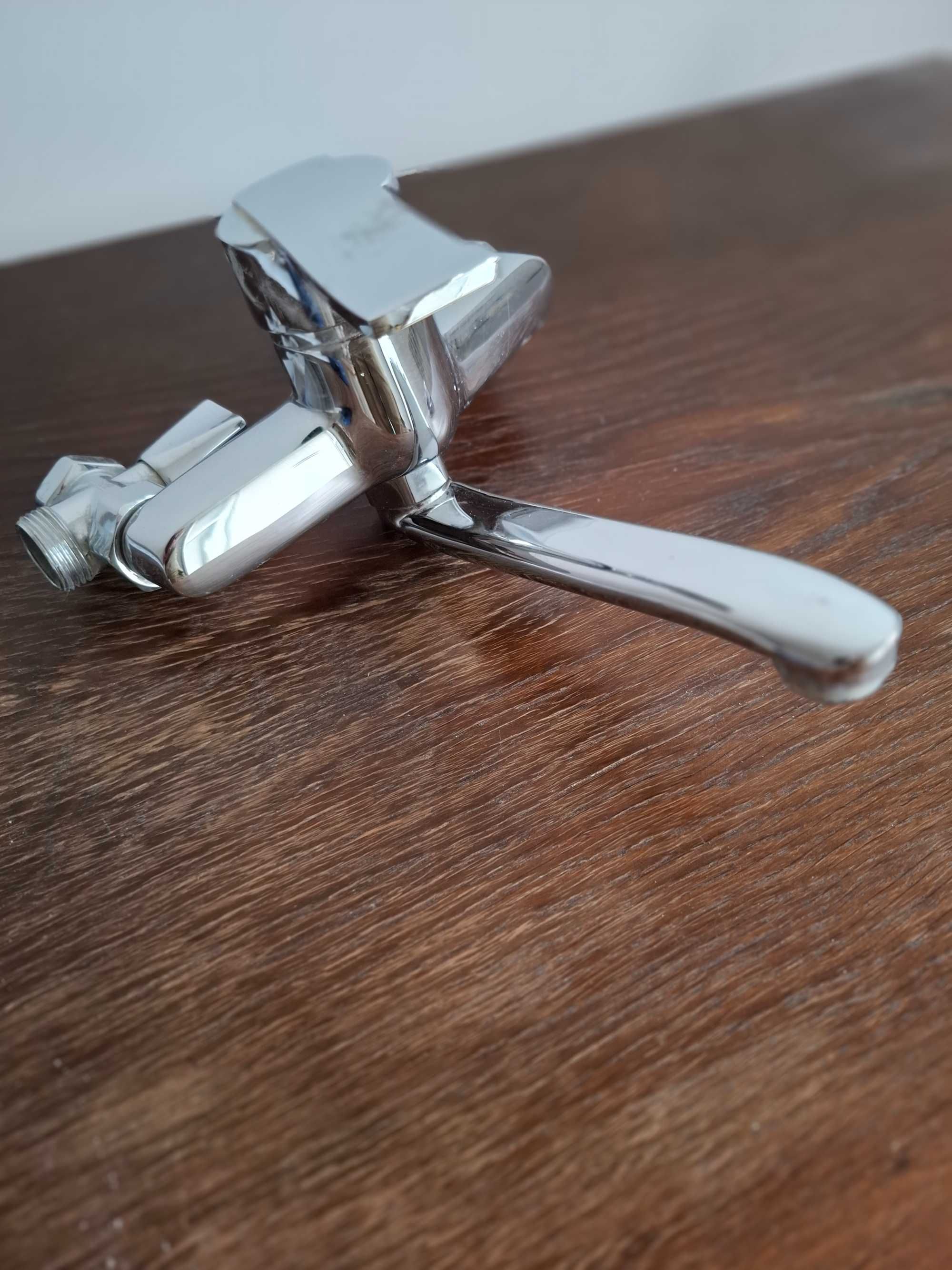 Bateria łazienkowa + kran pod pralkę, używana