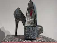 Nowe buty Pleaser Teeze cały świecący w cyrkoniach 39
