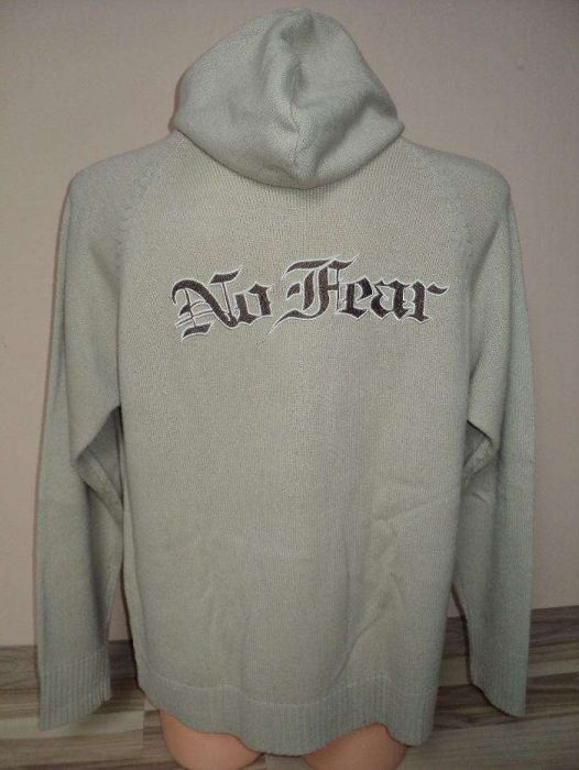 No Fear bluza z kapturem full zip rozpinana elegancka S stan bdb męska