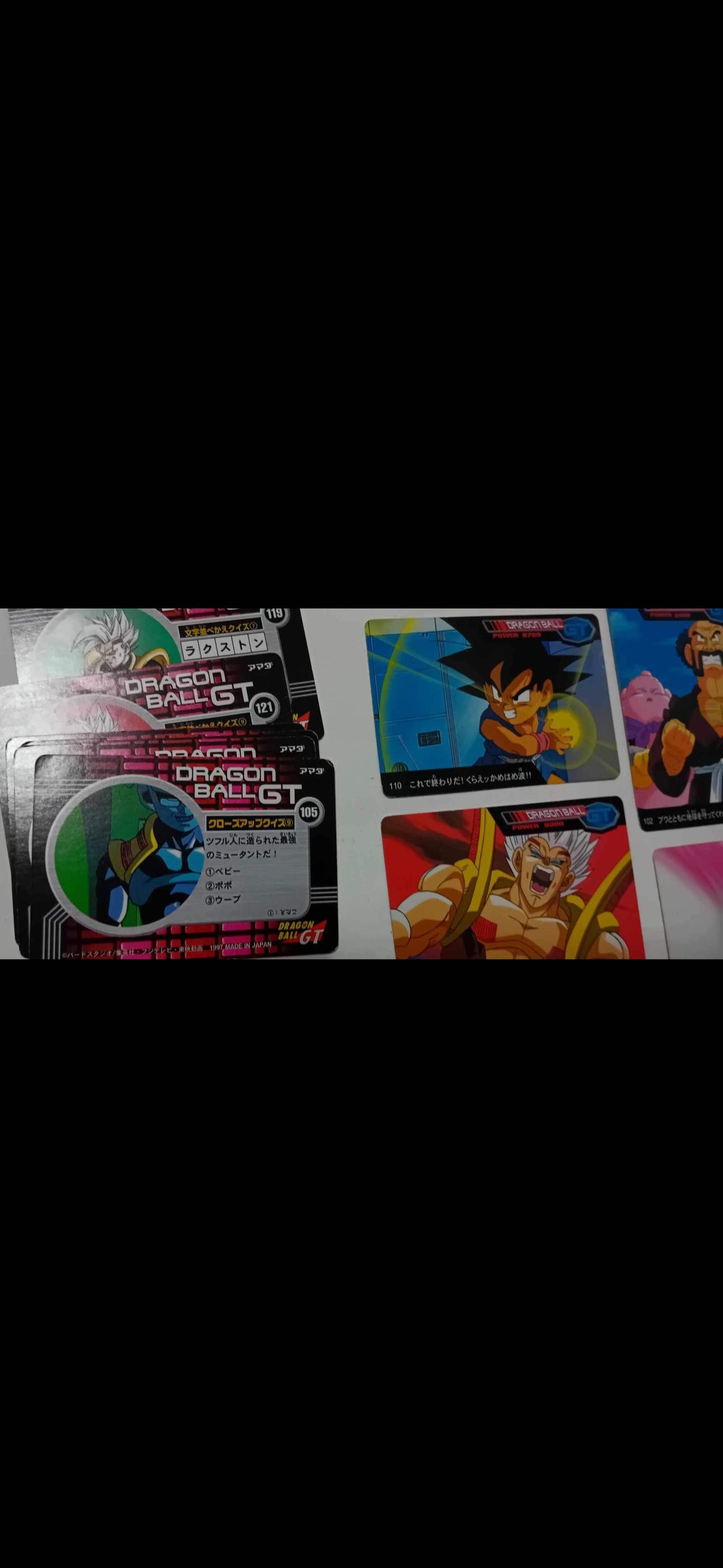 Dragon ball gt cartas