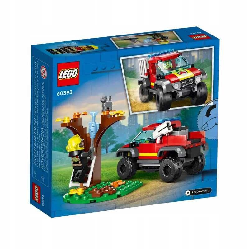 lego city wóz strażacki 4x4 misja ratunkowa 60393