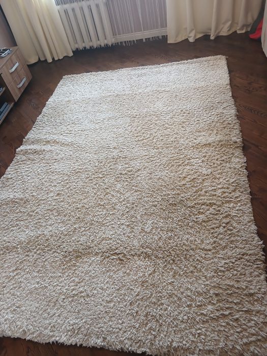 Килим 2×3 бежевий ворсовий