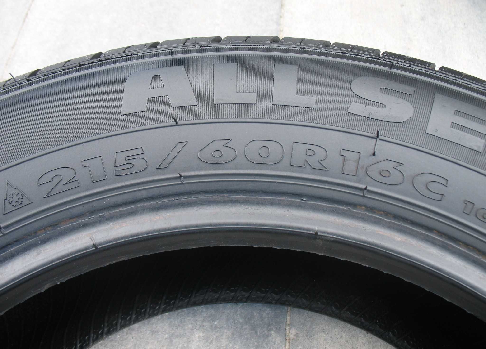 Opony Całoroczne 215/60r16C Ovation 9mm 2024r cena za 2szt Idealne
