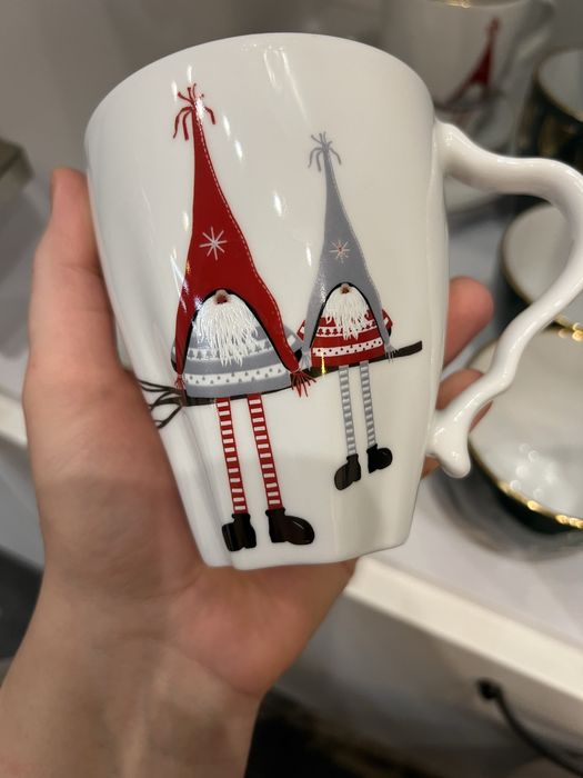 Zestaw Lubiana święta porcelana skrzaty stone age boże narodzenie