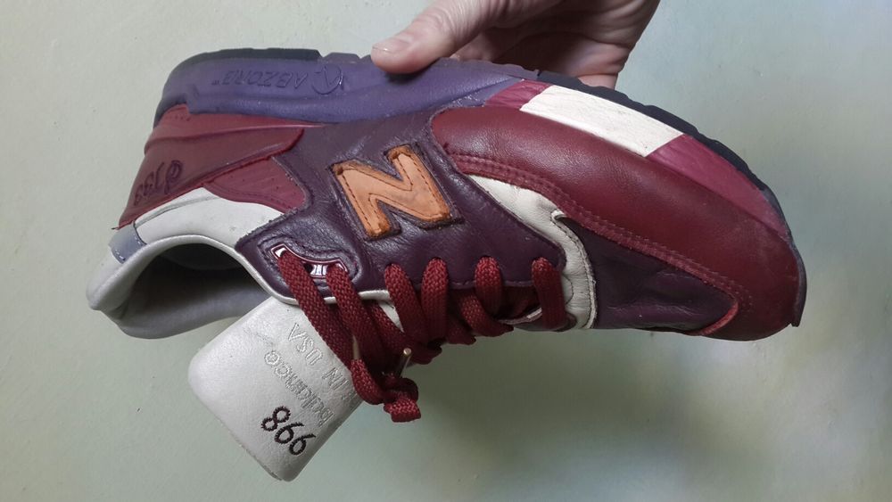 Коллекционный New Balance 998 Super Тeam 33 made in USA, US10