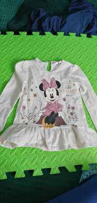 Bluzka z baskinką Disney Myszka Minnie r. 92