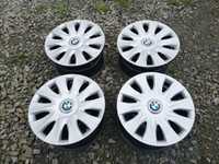 Oryginalne stalowe felgi BMW 16" z czujnikami i kolpakami 5x120