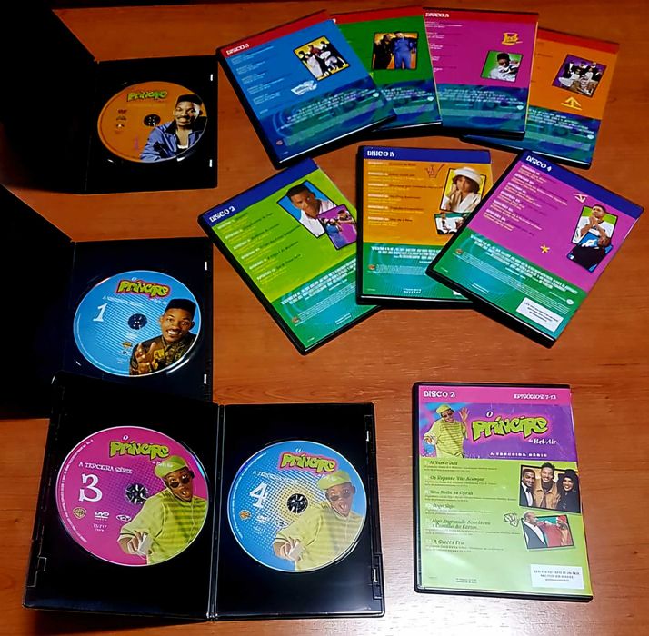 O PRINCÍPE DE BEL-AIR (Will Smith) 3Séries/73Episód/13dvds verificados