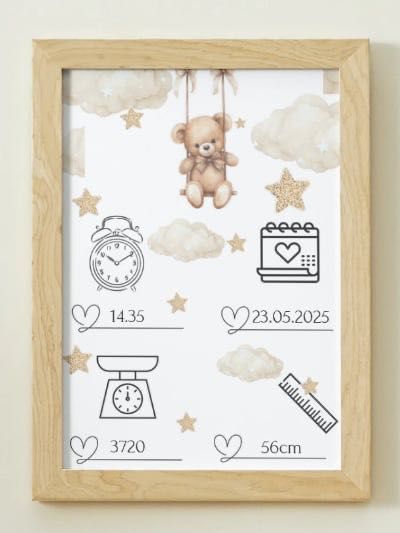 Metryczka z możliwością personalizacji