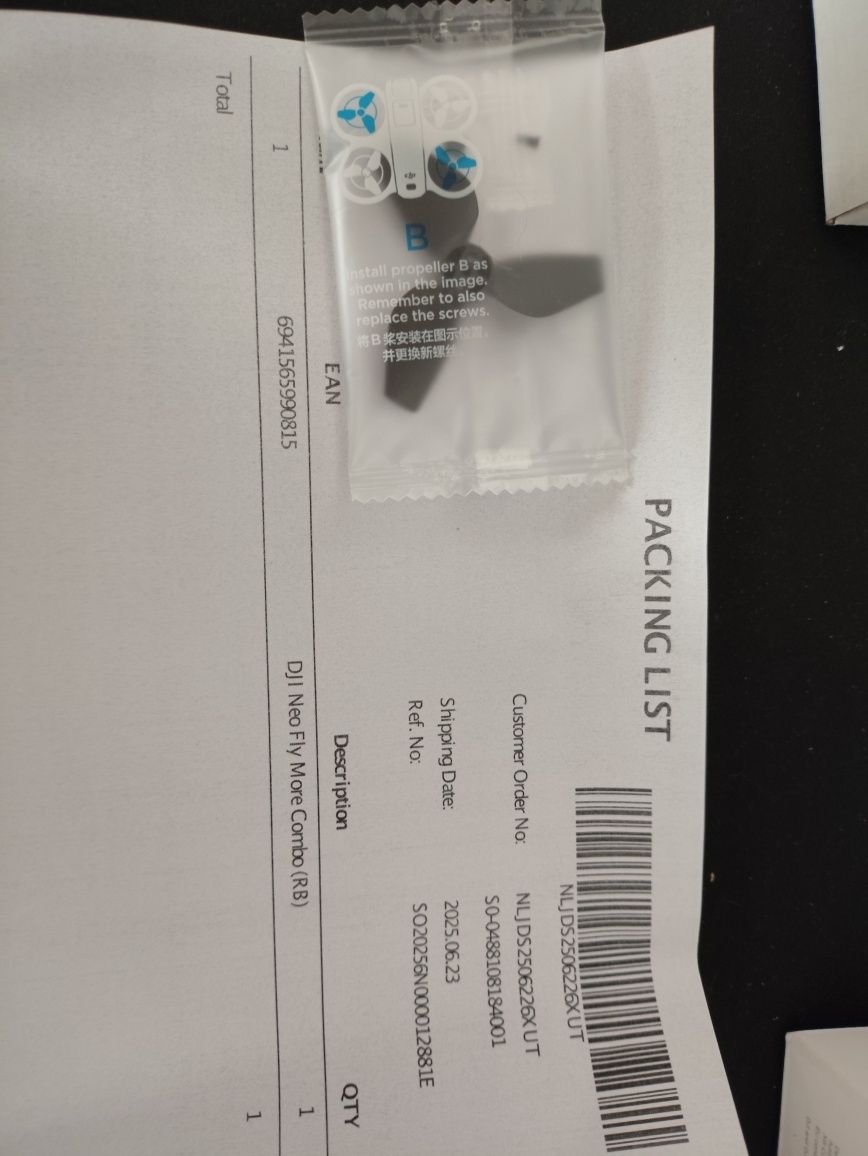 Nowy dji neo fpv z bateria i oslonami