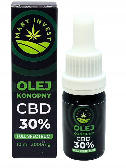 Olej CBD 30 % 3000 mg RAW | Pełne spektrum | Czeski |
