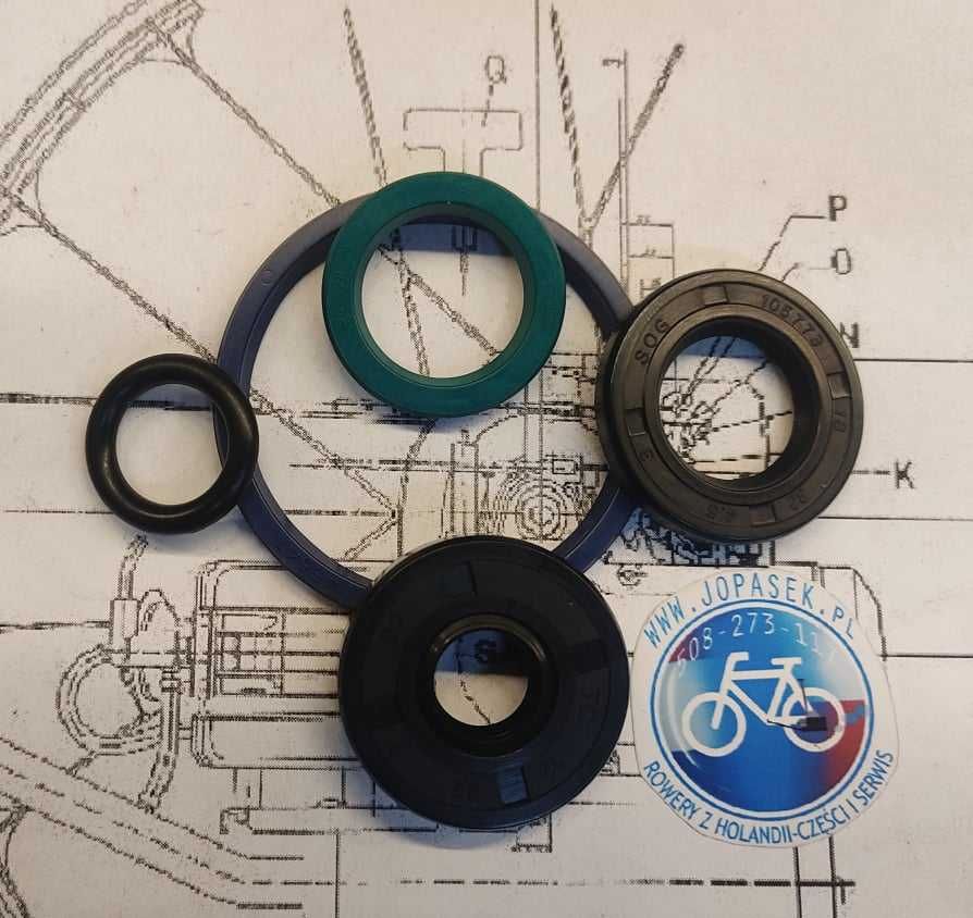 Oring / uszczelniacz tłumika rower z silnikiem SACHS 301A spartamet