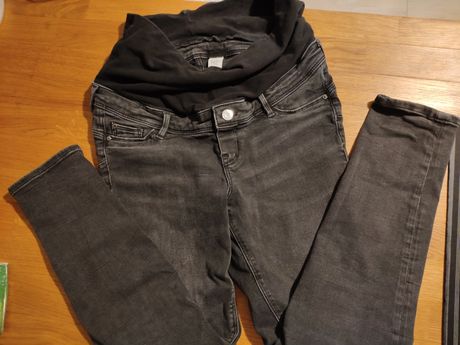 Spodnie ciążowe jeansy s/m 3 sztuki h&m