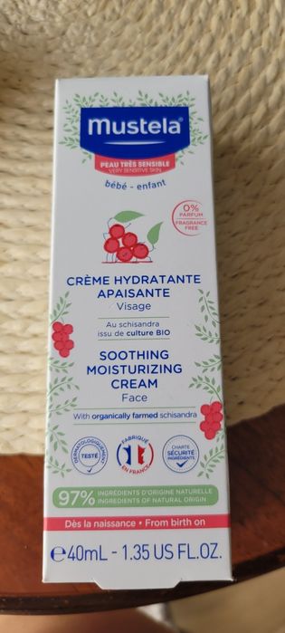 Mustela krem nawilżający 40ml nowy