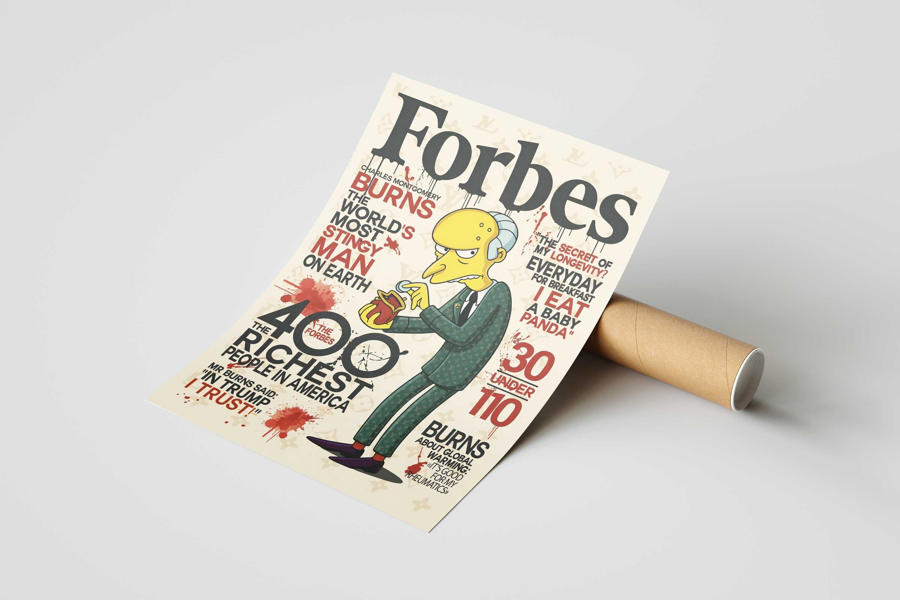 Charles M. Burns, PLAKAT A3 - Simpsonowie, Bart, Lisa - GRATIS