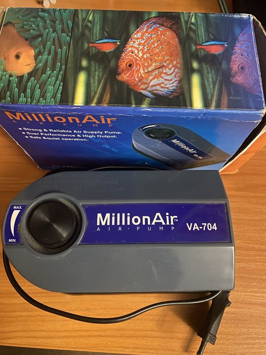 Компрессор двухканальный ViaAqua VA-704, 540 л/час