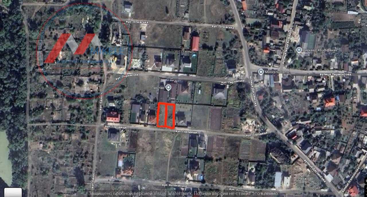 Участок 12 сот. початок Троєщини, вул. Городище