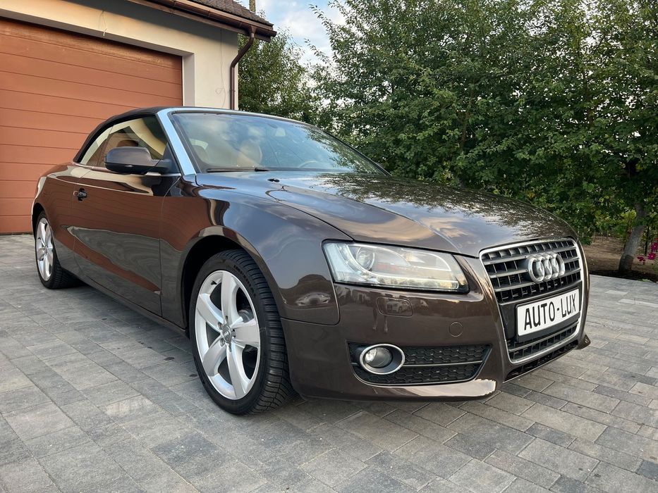 Audi A5 Cabrio 2.0 TDI 170KM Cabriolet Idealny stan, Jeden wł. Zarejestrowany w PL