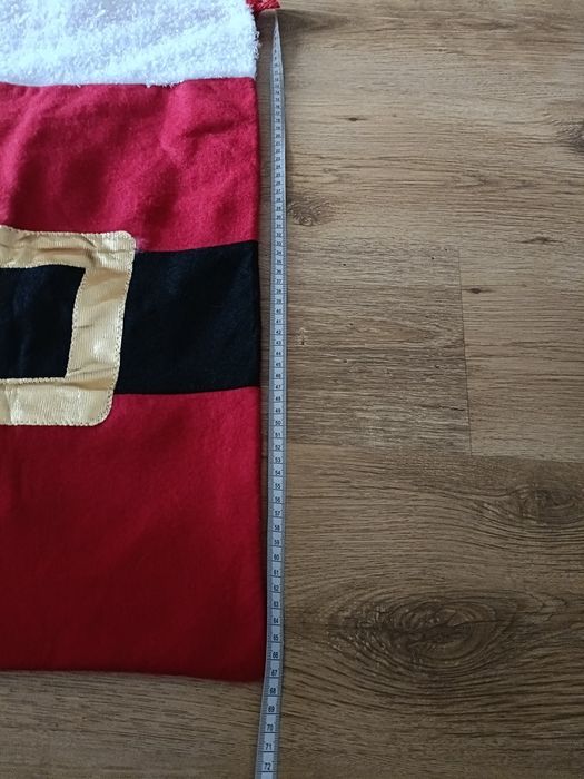 Worek na prezenty Boże Narodzenie święta święty Mikołaj strój wor