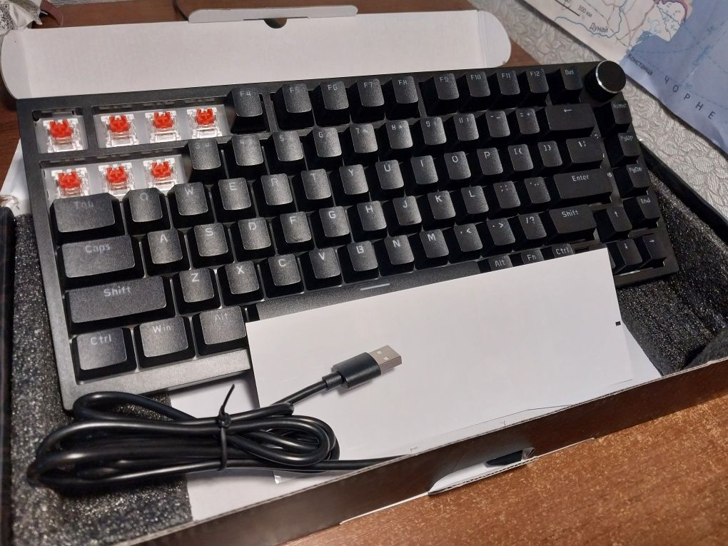 AJAZZ AK820 (+ ПОДАРУНОК) механічна клавіатура