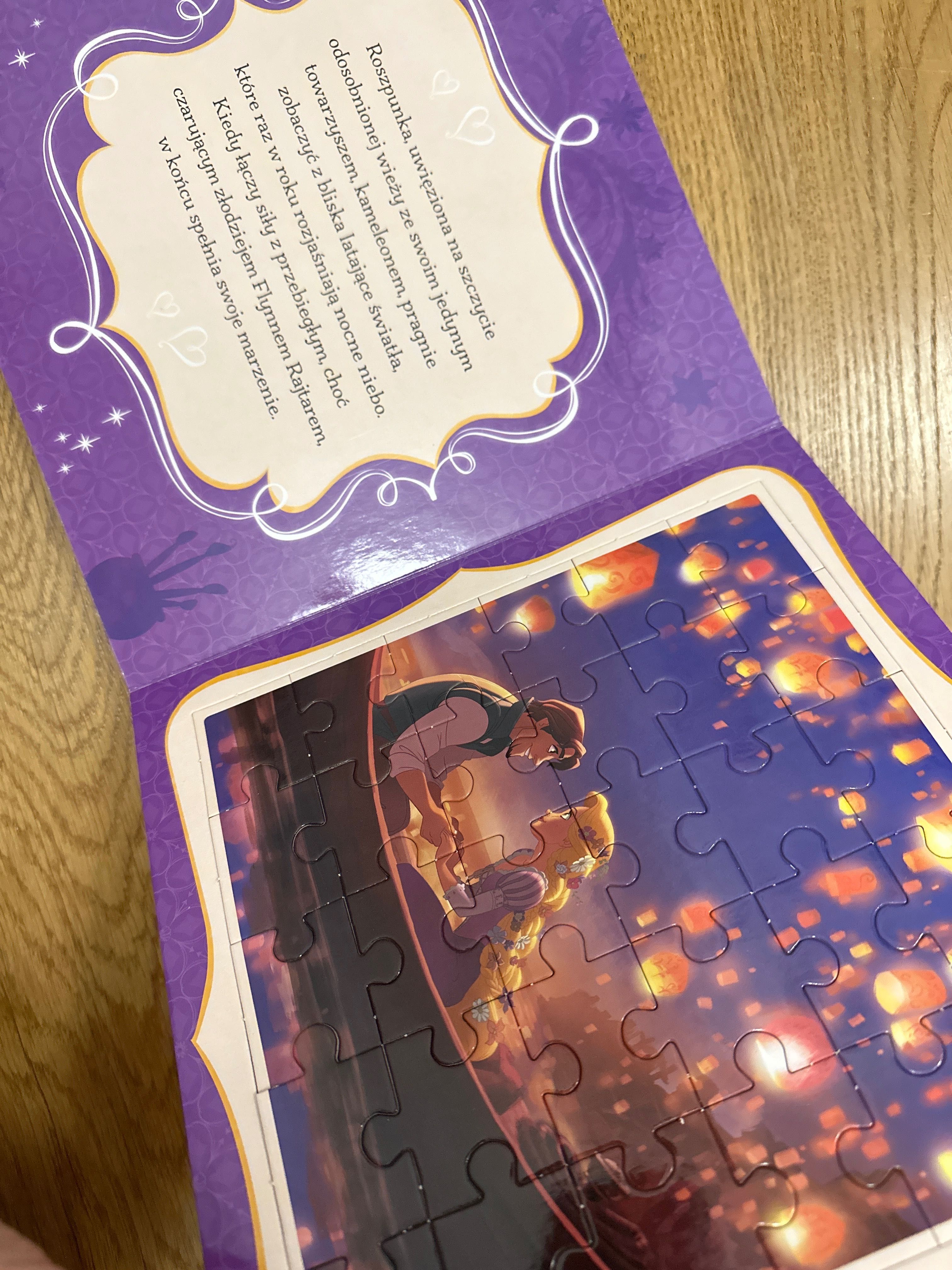Egomont księżniczki Disneya Maxi puzzle W książeczce!