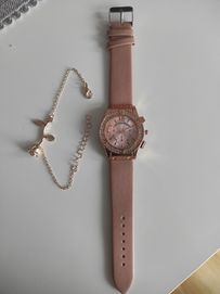 Zegarek damski luksusowy różowy