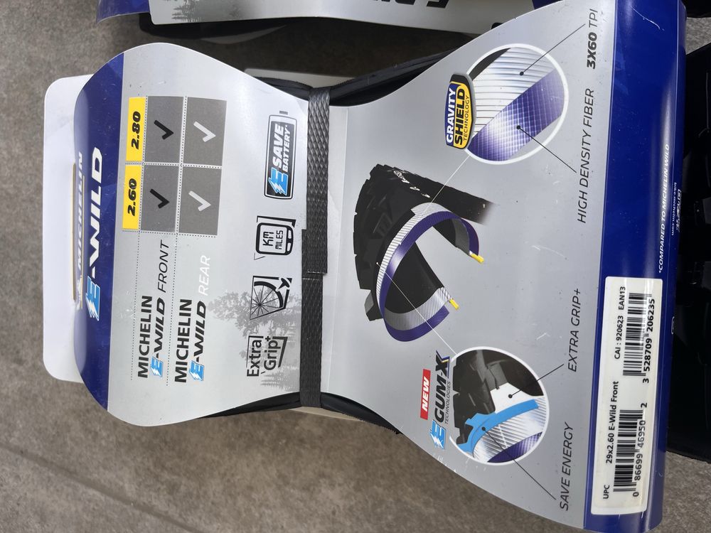 Opona Rowerowa MICHELIN E-WILD 29X2.60, 66-622 zwijana ebike elektryk