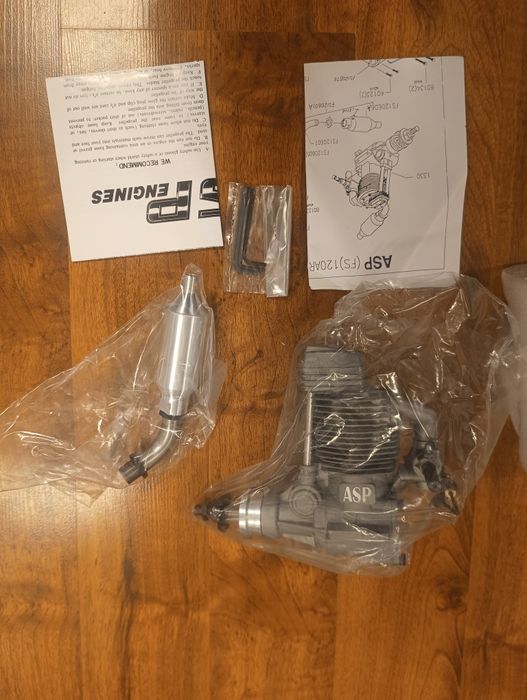 Silnik RC ASP FS 120AR Silnik spalinowy modelarski